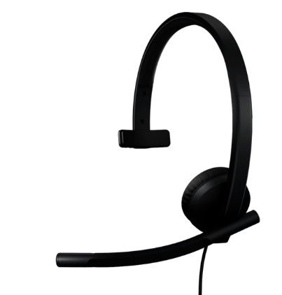 Навушники з мікрофоном Logitech H570e Corded for Business Mono Teams USB-A Black (981-001426)